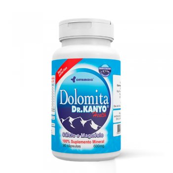 Dolomita - 90 Cápsulas - Suplemento Alimentar À Base De Cálcio E Magnésio