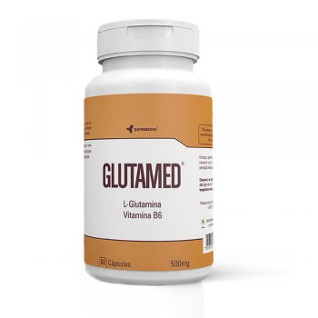 Glutamed - 60 Cápsulas - Suplemento Alimentar À Base De L-Glutamina E Vitamina B6