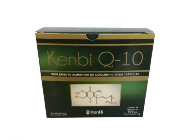 Kenbi Q10 - Suplemento Alimentar de Coenzima Q10 em Cápsulas